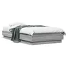 Image de vidaXL Cadre de lit sans matelas sonoma gris 90x190 cm