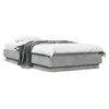 Image de vidaXL Cadre de lit sans matelas gris béton 75x190 cm