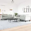 Image de vidaXL Ensemble de canapés 2 pcs gris clair velours
