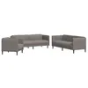 Image de vidaXL Ensemble de canapés 3 pcs taupe tissu