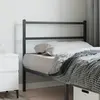 Image de vidaXL Tête de lit de remplacement métal noir 107 cm