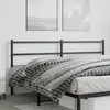 Image de vidaXL Tête de lit de remplacement métal noir 180 cm