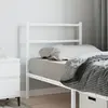 Image de vidaXL Tête de lit de remplacement métal blanc 80 cm