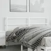 Image de vidaXL Tête de lit de remplacement métal blanc 160 cm