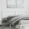 Image de vidaXL Tête de lit de remplacement métal blanc 180 cm