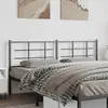 Image de vidaXL Tête de lit de remplacement métal noir 180 cm