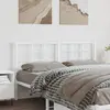 Image de vidaXL Tête de lit de remplacement métal blanc 150 cm