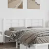 Image de vidaXL Tête de lit de remplacement métal blanc 180 cm