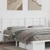 Image de vidaXL Tête de lit de remplacement métal blanc 200 cm