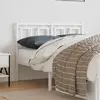 Image de vidaXL Tête de lit de remplacement métal blanc 120 cm