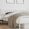 Image de vidaXL Tête de lit de remplacement métal blanc 193 cm