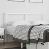 Image de vidaXL Tête de lit de remplacement métal blanc 140 cm