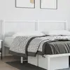 Image de vidaXL Tête de lit de remplacement métal blanc 193 cm