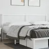Image de vidaXL Tête de lit de remplacement métal blanc 200 cm