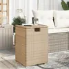Image de vidaXL Table de couverture de bouteille de propane beige 40x40x60 cm