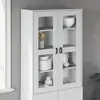 Image de vidaXL Dessus pour buffet VIKEN blanc bois d'ingénierie