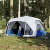 Image de vidaXL Tente familiale avec LED 10 personnes libération rapide