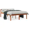 Image de vidaXL Lit pour personne âgée sans matelas 135x190 cm bois pin massif
