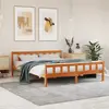 Image de vidaXL Cadre de lit sans matelas cire marron 160x200cm bois pin massif
