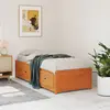 Image de vidaXL Lit de jour sans matelas cire marron 90x200 cm bois pin massif