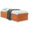 Image de vidaXL Lit de jour sans matelas cire marron 90x190 cm bois pin massif