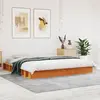 Image de vidaXL Cadre de lit sans matelas cire marron 180x200cm bois pin massif