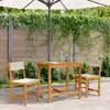 Image de vidaXL Ensemble de balcon avec coussins 3 pcs bois massif d'acacia