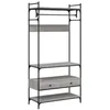 Image de vidaXL Armoire à tiroirs sonoma gris 89x39x184,5 cm bois d'ingénierie