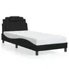 Image de vidaXL Cadre de lit Viana sans matelas noir 80x200 cm similicuir