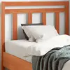 Image de vidaXL Tête de lit cire marron 100 cm bois massif de pin