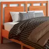 Image de vidaXL Tête de lit cire marron 135 cm bois massif de pin