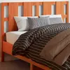 Image de vidaXL Tête de lit cire marron 135 cm bois massif de pin