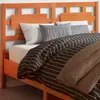 Image de vidaXL Tête de lit cire marron 135 cm bois massif de pin