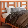 Image de vidaXL Tête de lit cire marron 135 cm bois massif de pin