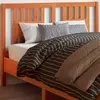 Image de vidaXL Tête de lit cire marron 140 cm bois massif de pin
