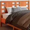 Image de vidaXL Tête de lit cire marron 135 cm bois massif de pin