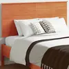 Image de vidaXL Tête de lit cire marron 120 cm bois massif de pin