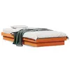 Image de vidaXL Cadre de lit à LED sans matelas 90x190 cm bois massif
