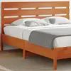 Image de vidaXL Tête de lit cire marron 135 cm bois massif de pin