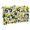 Image de vidaXL Treillis de lierre artificiel extensible jaune 180x20 cm
