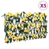 Image de vidaXL Treillis de lierre artificiel extensible 5 pcs jaune 180x20 cm