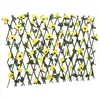 Image de vidaXL Treillis de lierre artificiel extensible jaune 180x60 cm