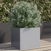 Image de vidaXL Jardinière argenté 32x30x29 cm acier galvanisé