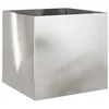 Image de vidaXL Jardinière argenté 49x47x46 cm acier inoxydable