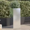 Image de vidaXL Jardinière argenté 32x29x75 cm acier inoxydable