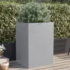 Image de vidaXL Jardinière argenté 52x48x75 cm acier galvanisé