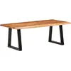 Image de vidaXL Table basse 110x55x40 cm bois massif d'acacia