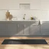 Image de vidaXL Tapis rectangulaire gris 60x200 cm bambou