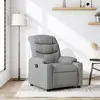 Image de vidaXL Fauteuil inclinable Gris clair Tissu