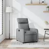 Image de vidaXL Fauteuil inclinable Gris clair Tissu